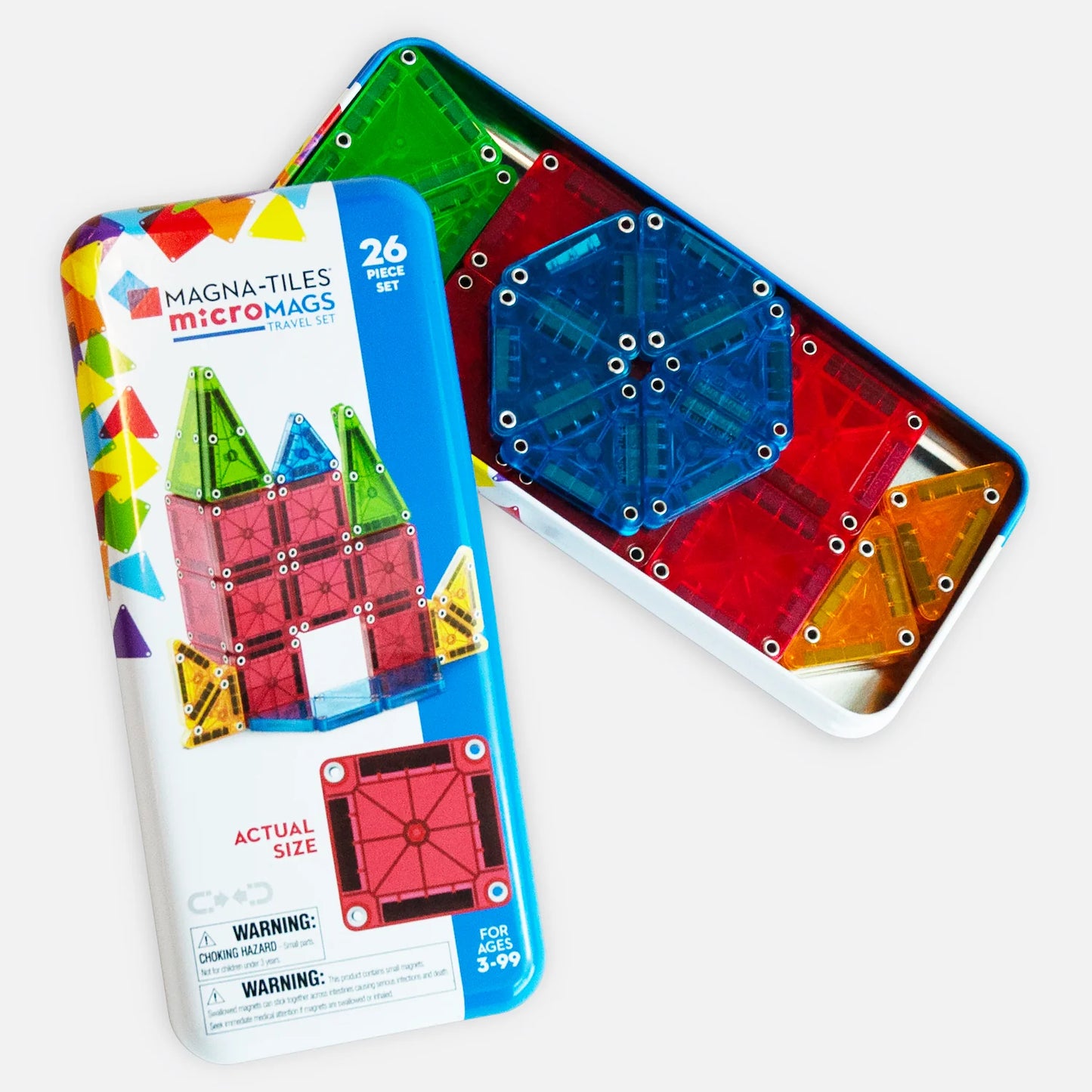 MAGNA-TILES microMAGS 26 Piece Travel Set