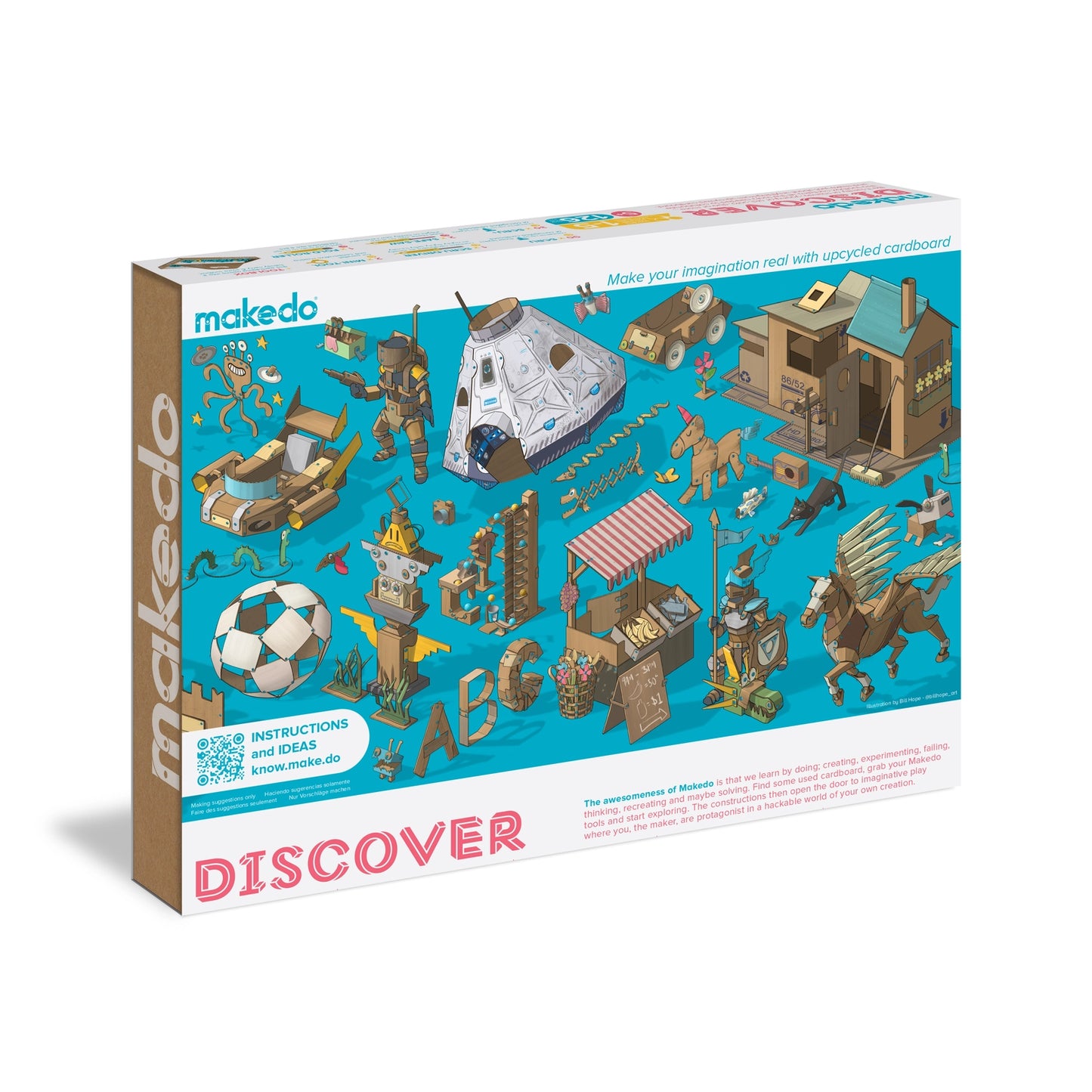 Makedo: Upcycled Cardboard Construction Toolkit | Discover