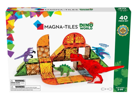 MAGNA-TILES Dino World 40 Piece Set