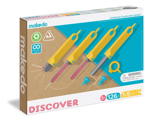 Makedo: Upcycled Cardboard Construction Toolkit | Discover