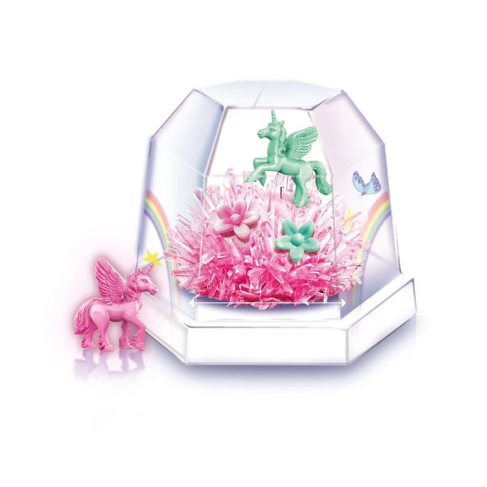 Unicorn Crystal Terrarium Fully Grown Display