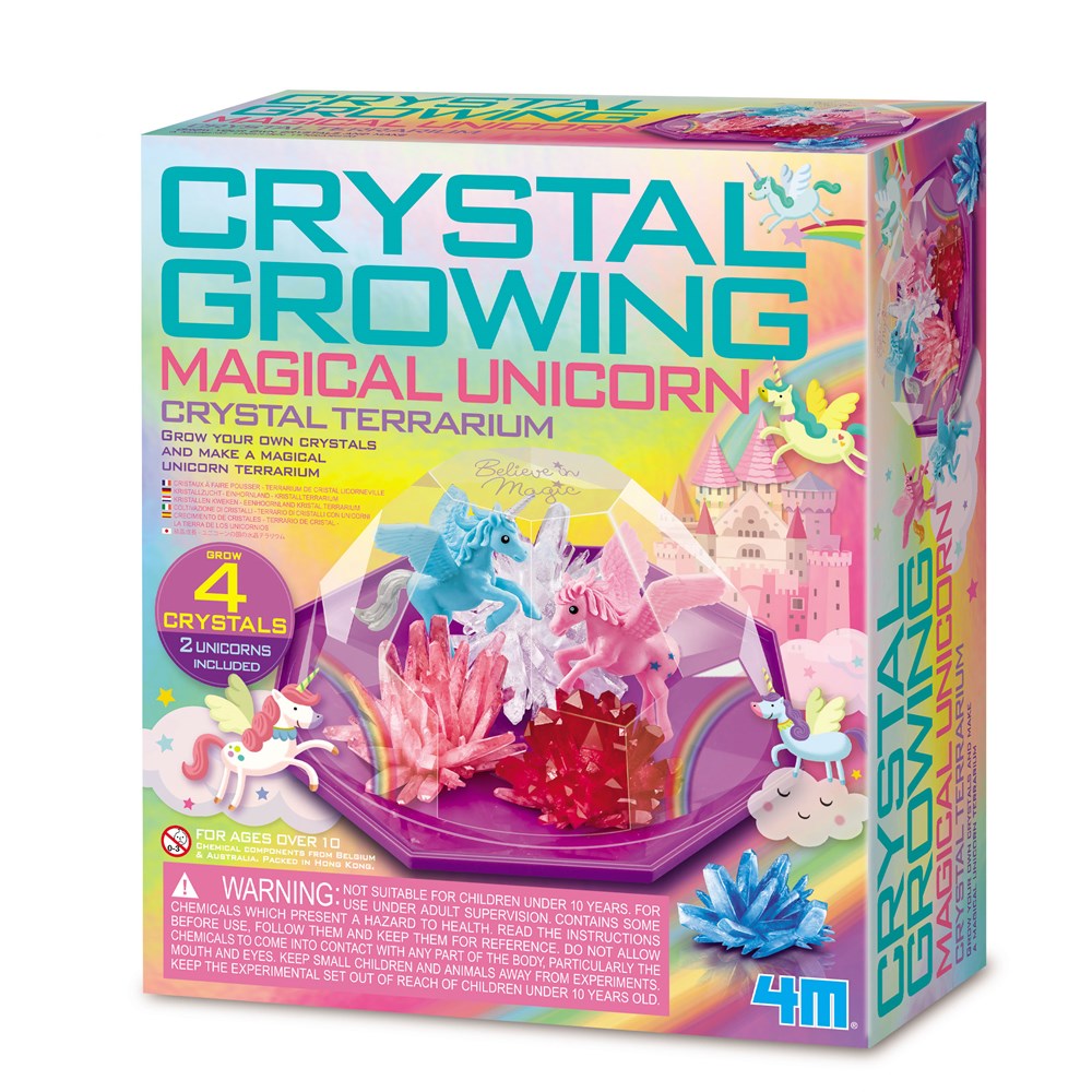 Magical Unicorn Crystal Growing Terrarium
